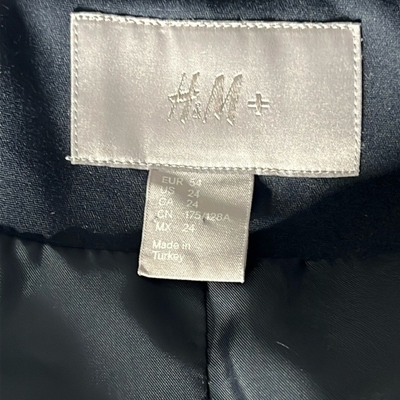 H&M Women’s Open Front Blazer Jacket Size 24 - Picture 4 of 5